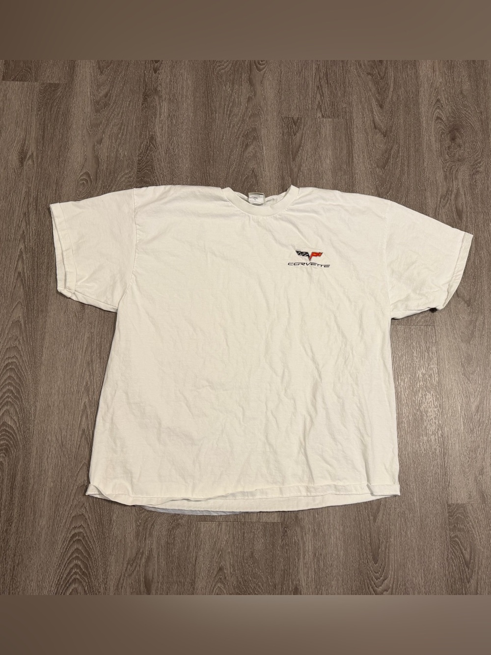 Vintage Lee Tag Chevrolet Corvette C8 Sports Car Embroidered T-Shirt XXL